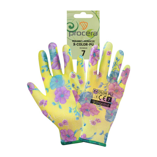 PROCERA Rękawice Ochronne Powlekane Pu X-Color-Pu Rozm. 7