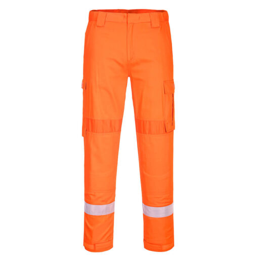 PORTWEST FR401 Lekkie spodnie trudnopalne z panelami Stretch - obrazek 2