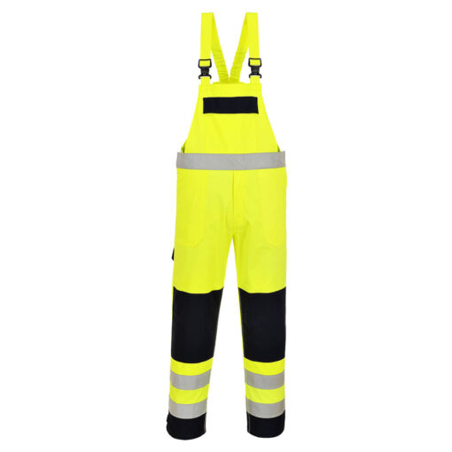 PORTWEST FR63 Ogrodniczki ostrzegawcze trudnopalne Multi-Norm
