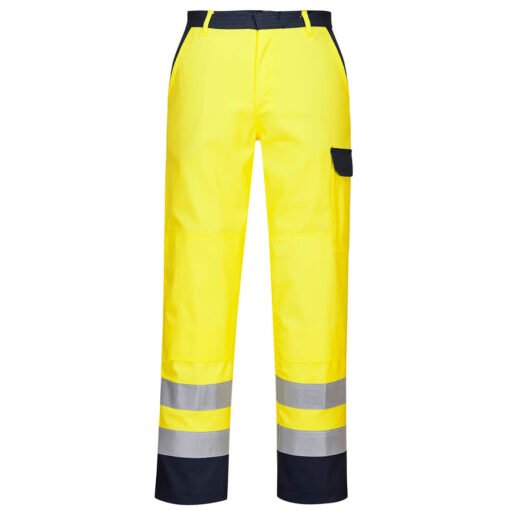 PORTWEST FR92 Trudnopalne i antystatyczne spodnie ostrzegawcze Bizflame Work