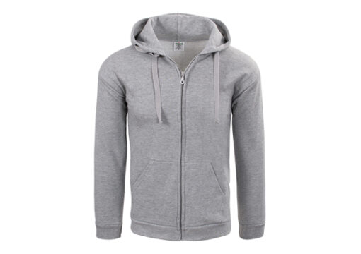 PROCERA Bluza Z Kapturem Zapinana 280g Szara