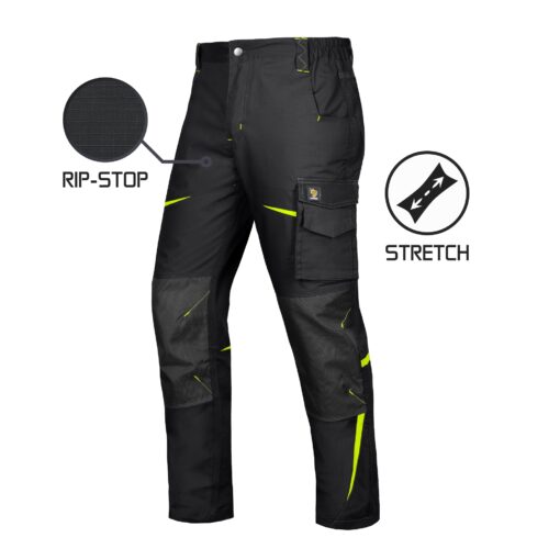 PROCERA Spodnie do pasa TITANFIT Rip-Stop Stretch black