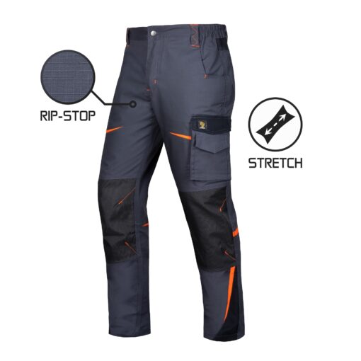PROCERA Spodnie do pasa TITANFIT Rip-Stop Stretch grey