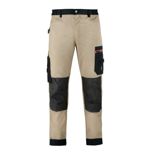 PROCERA Spodnie do pasa MEGAWORK Rip-Stop Stretch khaki - obrazek 3