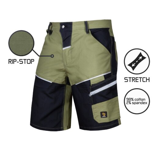 PROCERA Spodnie krótkie LANDER Spandex green