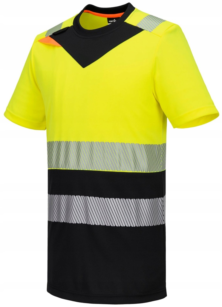 PORTWEST DX434 Koszulka ostrzegawcza z krótkimi rękawami DX4 - klasa 1 - obrazek 3