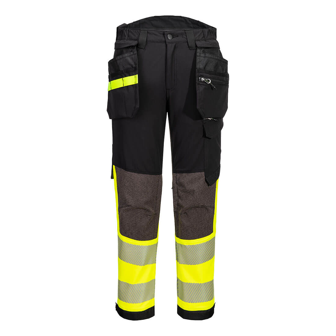 PORTWEST EV442 Elastyczne spodnie ostrzegawcze klasy 1 EV4 z kaburami - obrazek 6