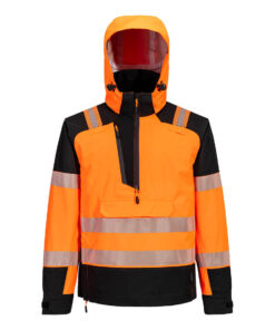 PORTWEST T161 Kurtka ostrzegawcza  przeciwdeszczowa PW3 (3L) wkładana przez głowę