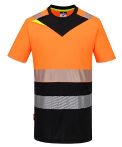 PORTWEST DX434 Koszulka ostrzegawcza z krótkimi rękawami DX4 - klasa 1