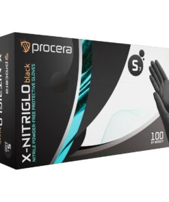 PROCERA X-Nitriglo Black Rękawice Nitrylowe Czarne 100 Szt