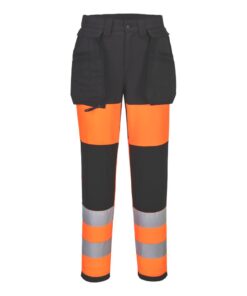 PORTWEST CD847 Elastyczne ostrzegawcze spodnie damskie WX2 Eco klasy 1