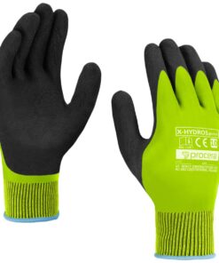 PROCERA Rękawice Ochronne Podwójnie Powlekane Lateksem X-Hydros Green