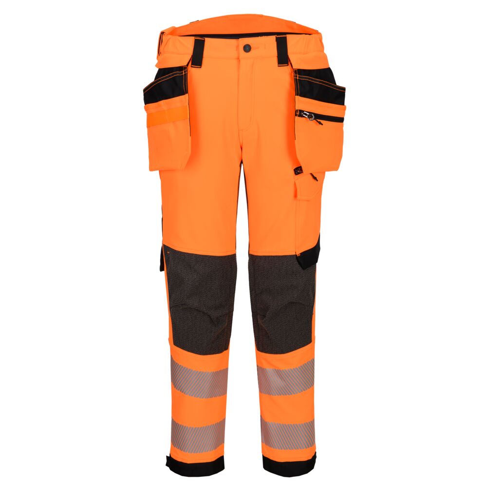 PORTWEST EV448 Elastyczne spodnie ostrzegawcze klasy 2 EV4 z kaburami - obrazek 4