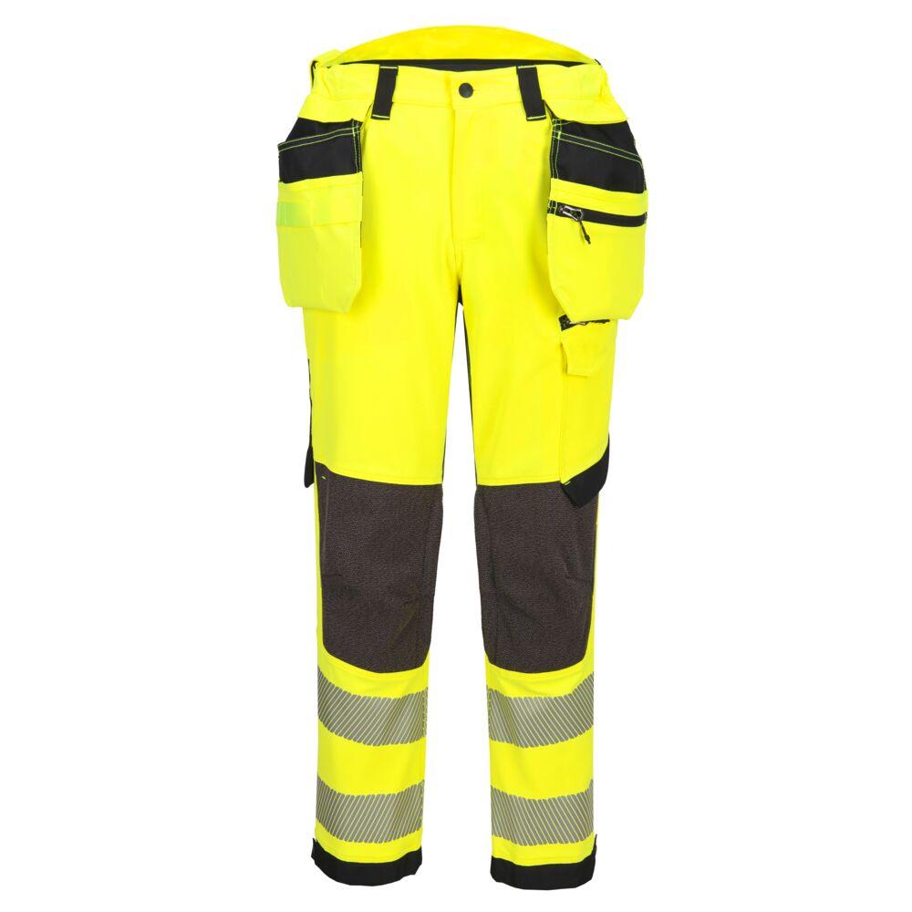 PORTWEST EV448 Elastyczne spodnie ostrzegawcze klasy 2 EV4 z kaburami - obrazek 6