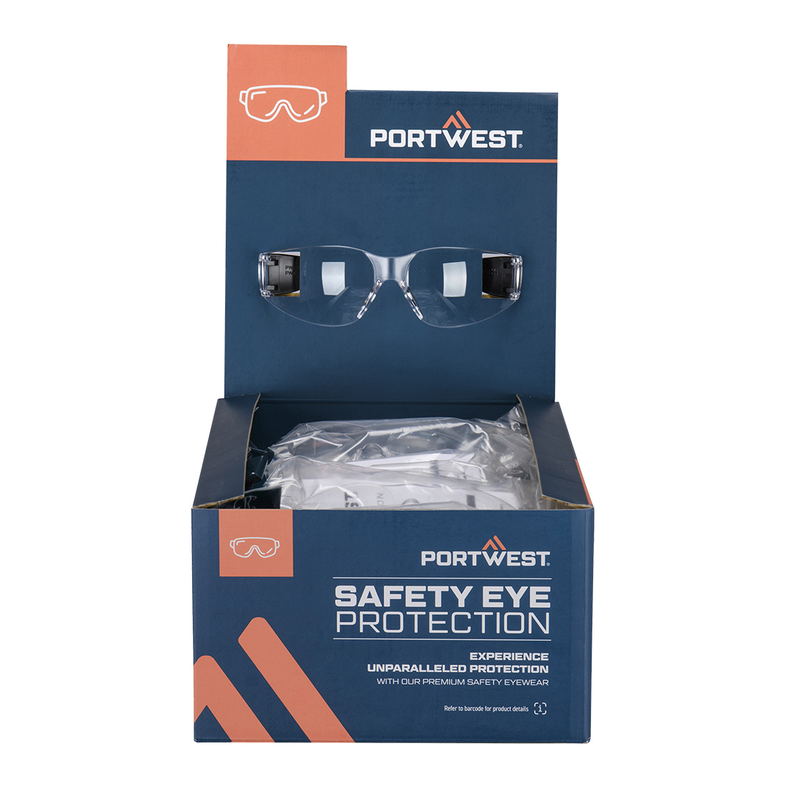 PORTWEST PM32 Okulary w opakowaniu detalicznym (12 szt)