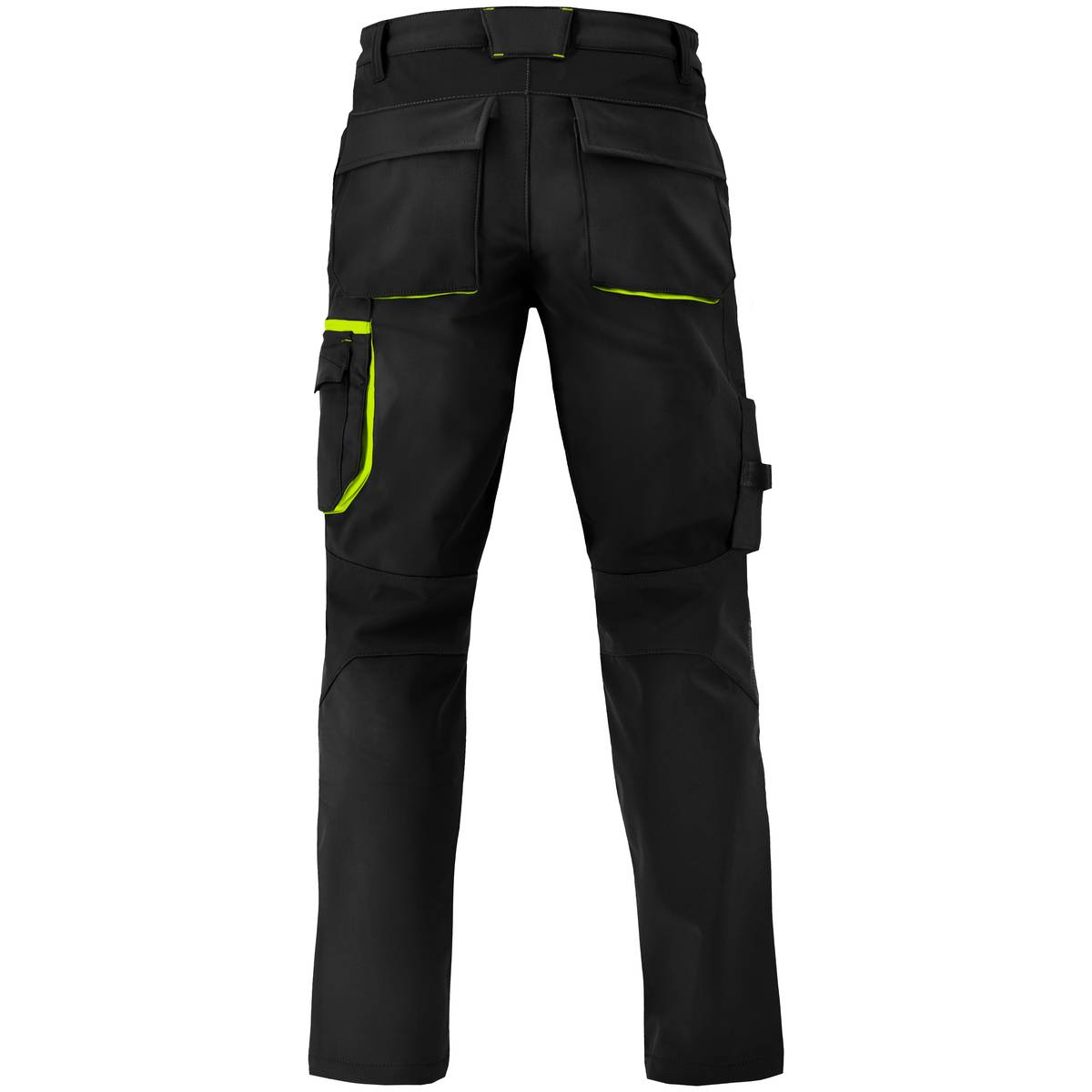 PROCERA Spodnie Do Pasa Softshell Powerflex Black - obrazek 3