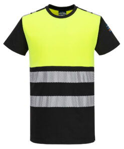 PORTWEST FR775 Koszulka ognioodporna z krótkim rękawem PW3 Modaflame Knit Hi-Vis klasy 1