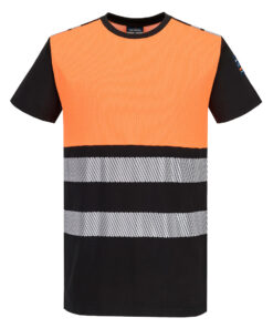 PORTWEST FR776 Koszulka ognioodporna z krótkim rękawem PW3 Modaflame Knit Hi-Vis klasy 1